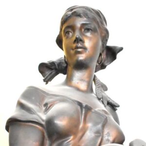 Otoño, bronce de Pierre Louis Detrier