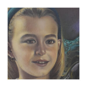 Retrato de una niña por Dolores Núñez